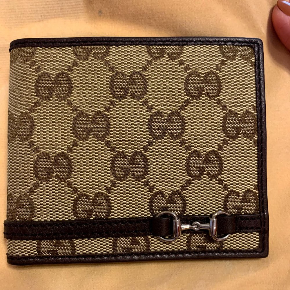 NWOT authentic rare Gucci mini horsebit wallet